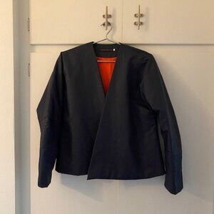 Harvey Faircloth NYC Navy Jacket/Coat Size 4 Small